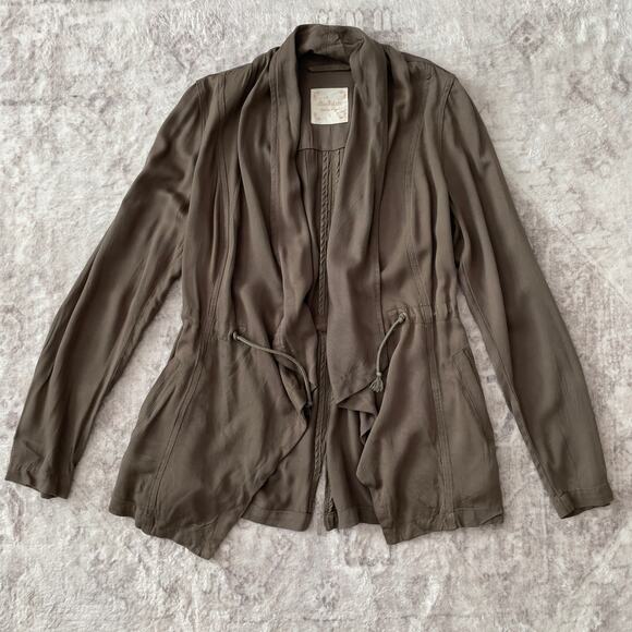 Altar'd State Lightweight Draped Front Jacket Small - Picture 2 of 12